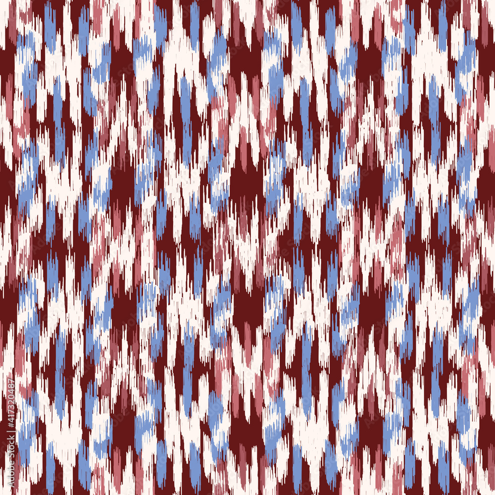 Poster seamless abstract pattern in doodle style with the image of colorful strokes.