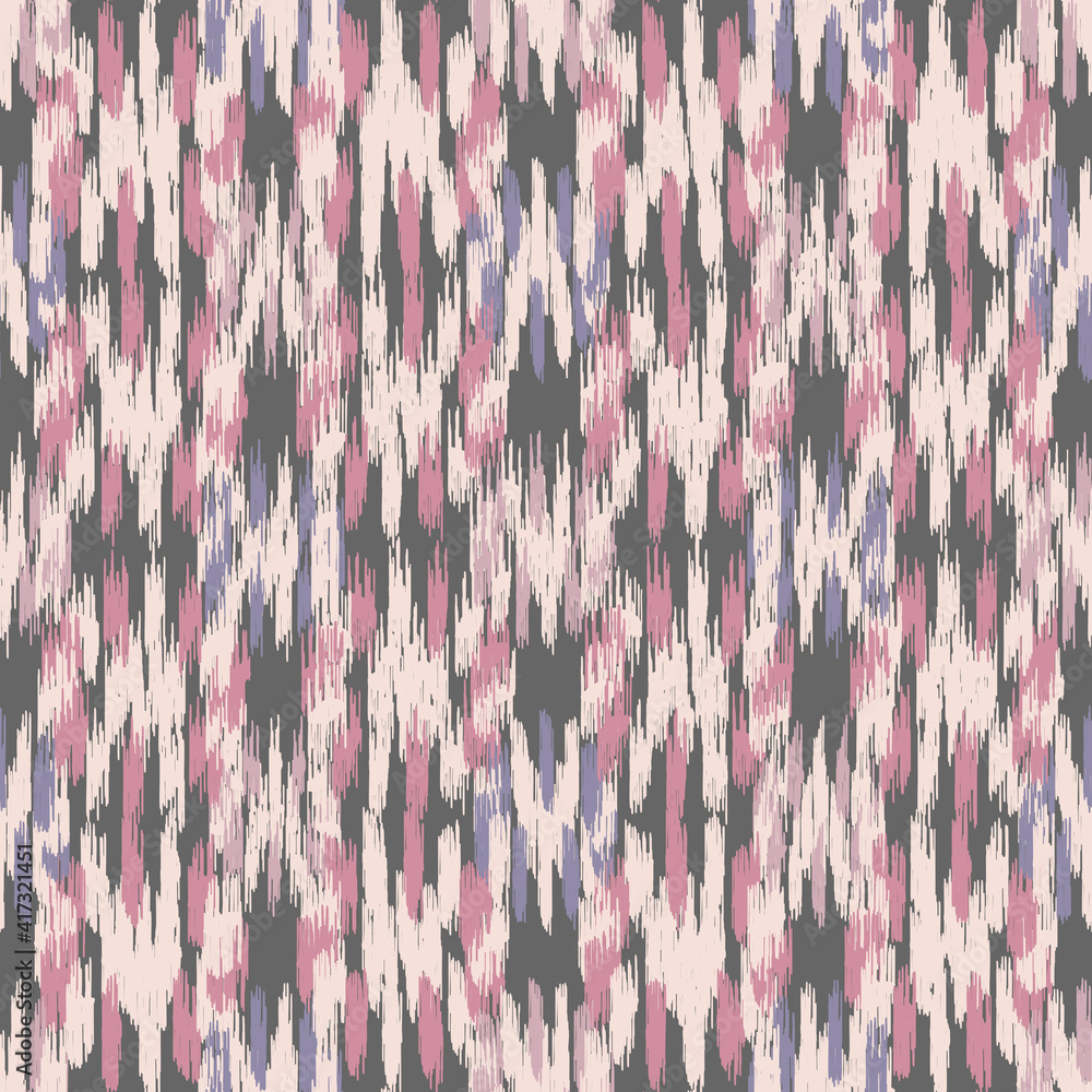 Poster seamless abstract pattern in doodle style with the image of colorful strokes.