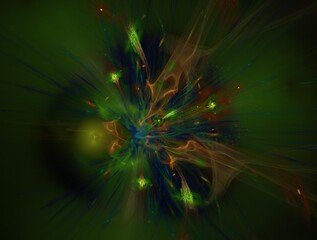 Imaginatory fractal background Image