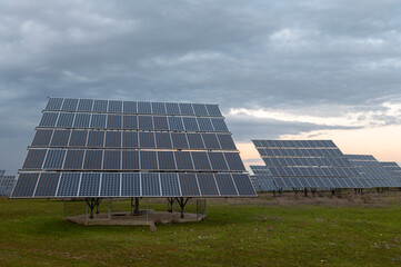 Photovoltaic panel station in the interior of Spain