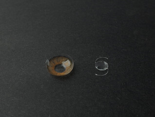 contact lens and intraocular lens for eye surgery