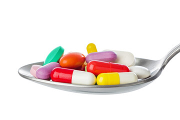 Spoon with pills