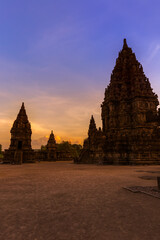 Fototapeta premium Prambanan temple near Yogyakarta on Java island - Indonesia