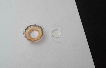 contact lens and intraocular lens for eye surgery