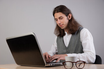 geek guy is learning new technologies, programming, and computer modeling. The student studies...