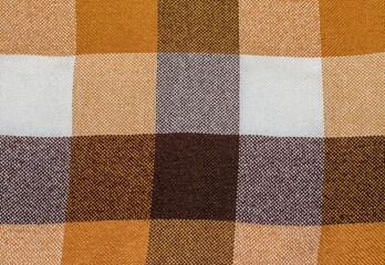 fragment of warm woolen blanket