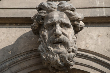 Fototapeta premium Sculpture in the streets of the city of Venice, Italy, Europe.