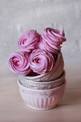 homemade marshmallows made from fresh currants confectionery