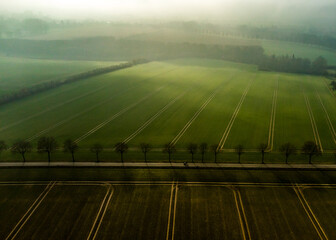 Landschaftsaufnahme aus der Luft