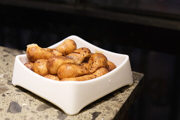 brown sugar glutinous rice cake. Traditional Chinese snack