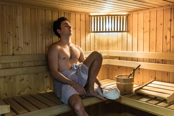 sesion en sauna