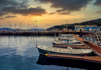Fototapeta premium Town of Mutriku, Basque Country, SpainA