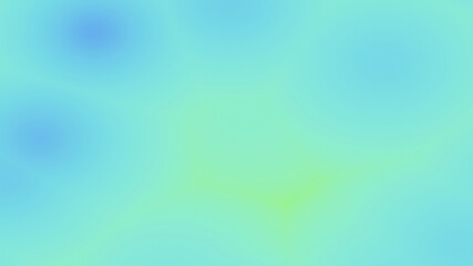 Blurred gradient abstract background. Organic shapes, fluid, soft design. Background template for presentations, brochures, banners, social media publications in modern style, blue and green colors.