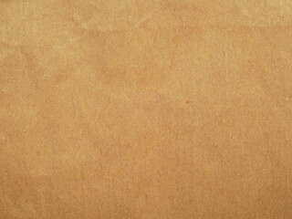Close up of wrinkle brown bag texture