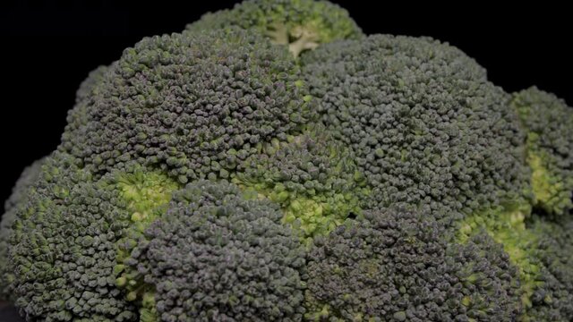 broccoli vegetable rotate 4k