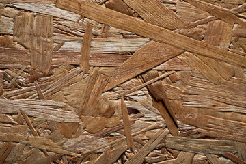 Background of the recycled wood chips panel