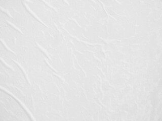 wet white paper sheet on poster background