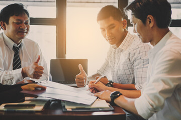 Fototapeta premium people working together