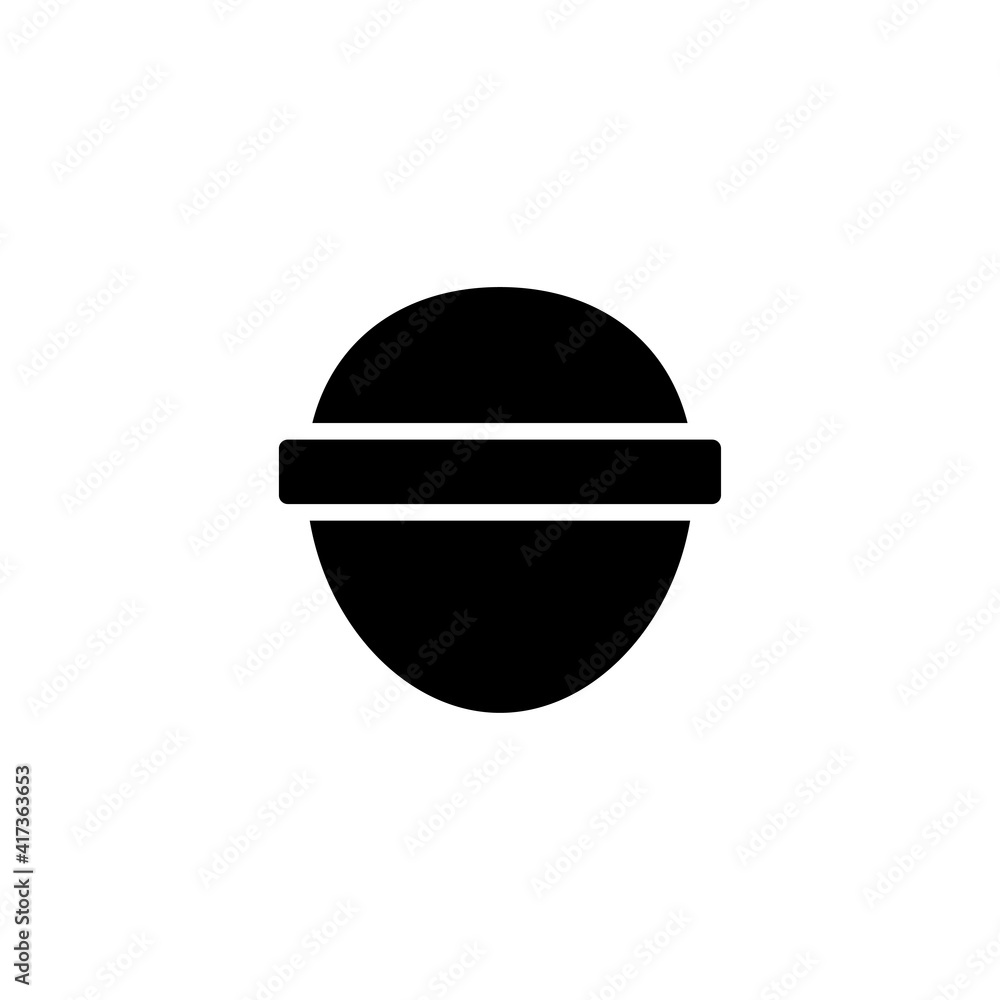 Aufkleber human icon with virtual reality illustration. simple illustration. mobile concept app line icon and 