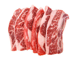 Raw Beef spare ribs