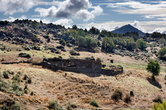 Majada en la Sierra de Gredos. Avila. Espa&ntilde;a. Europa.