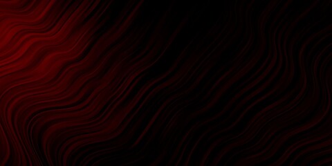 Dark Red vector texture with wry lines.