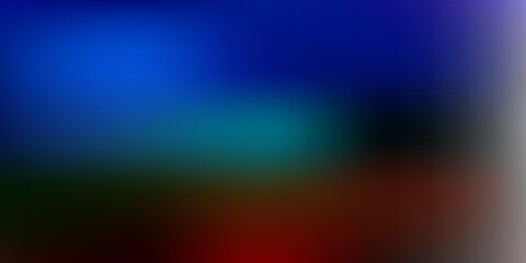 Dark multicolor vector abstract blur pattern.