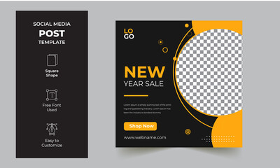 Fashion Sale Social Media Post Design Template , Fashion Banner 