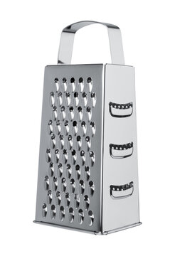 Stainless steel grater isolated