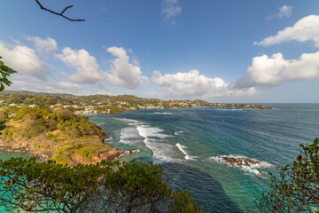 Saint Vincent and the Grenadines, view from   Fort Duvernette