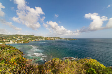 Saint Vincent and the Grenadines, view from   Fort Duvernette