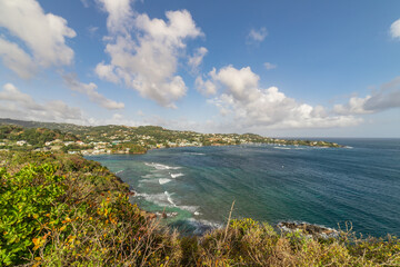 Saint Vincent and the Grenadines, view from   Fort Duvernette