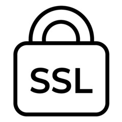 ssl icon vector