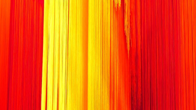 4K collor yarn  collor ribbon be windy