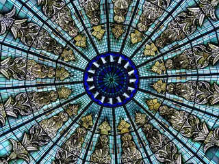 stained glass window