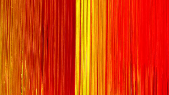 4K collor yarn  collor ribbon be windy