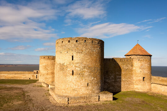 Medieval fortress in Akkerman city.  Akkerman fortress is a historical and architectural monument build in time of Golden Horde in 13 century. Historical heritage from ottoman empire. 