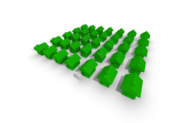green housing estate  © neurostructure