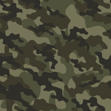 army camouflage vector seamless pattern 