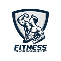 strong body building logo