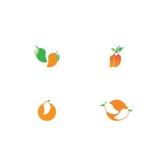 mango fruit vector icon ilustration