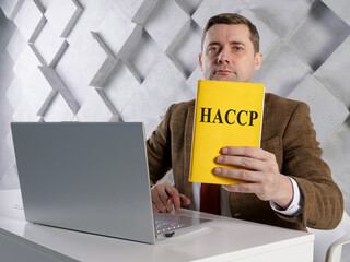 Manager shows Hazard Analysis and Critical Control Points HACCP documents.