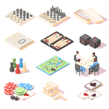 Board Games Icons Set