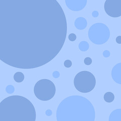 abstract background with blue bubbles circle for social media and web internet