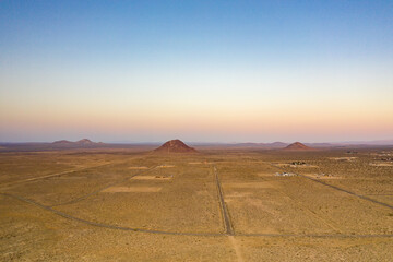 Aerial of the Mojave Desert