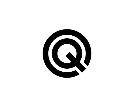 Q OQ QO letter logo design vector template