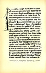 Seite aus den Predigten des Bernhard von Clairvaux