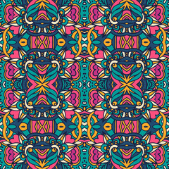 Tribal vintage abstract geometric ethnic seamless pattern ornamental