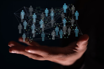 Unity group and teamwork concept