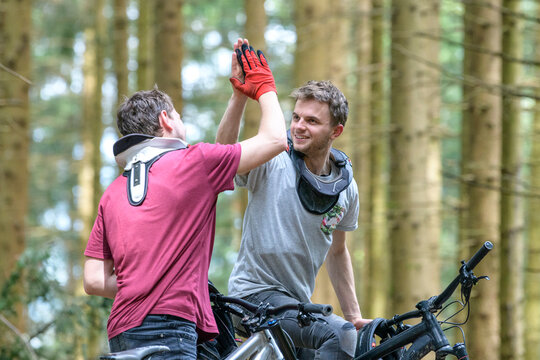 Freude &uuml;ber einen gelungenen Run
